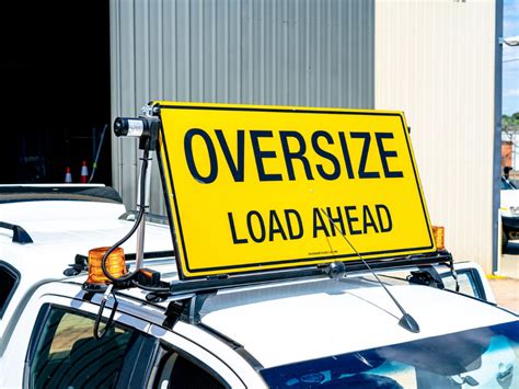 oversize load sign mount.